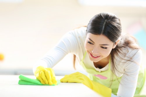 Commercial carpet cleaning service in a Catford business space