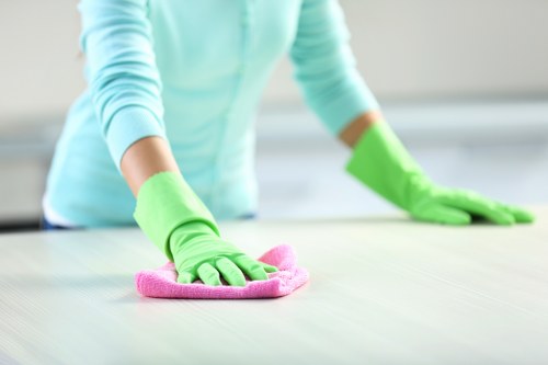 Risk assessment being completed before carpet cleaning starts